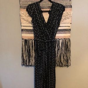NWT dry goods black jumpsuit L